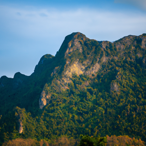 3. תמונה מעוררת כבוד של רכסי ההרים הנישאים של תאילנד